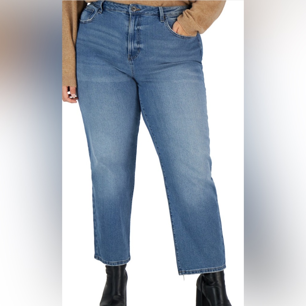 Celebrity Pink Relaxed Straight Blue Jeans